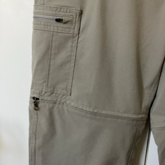 Kuhl Horizon Convertible Hiking Pants Womens 12 Tan Outdoor Gorpcore Trail - Picture 4 of 15